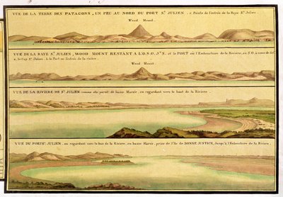 Views of the Port of San Julian, Patagonia by French School